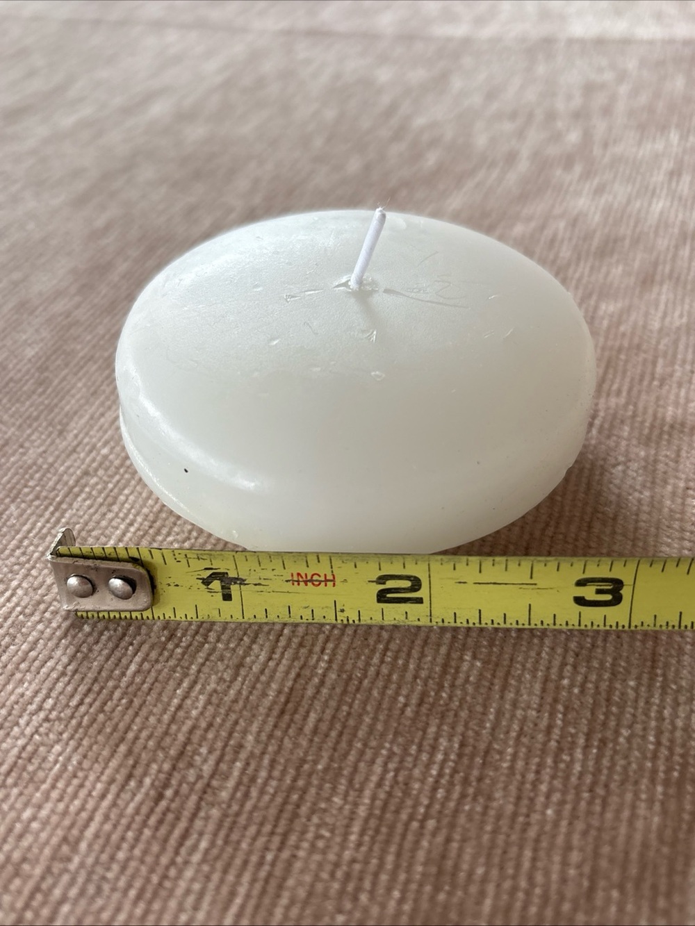 Tuyai (Set of 36) Floating Candles, 3 inch White Dripless Wax Burning Candles - Picture 2 of 5